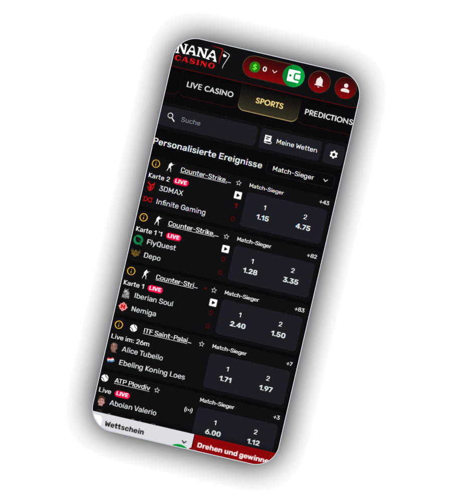 Nana Casino Sportwetten DE