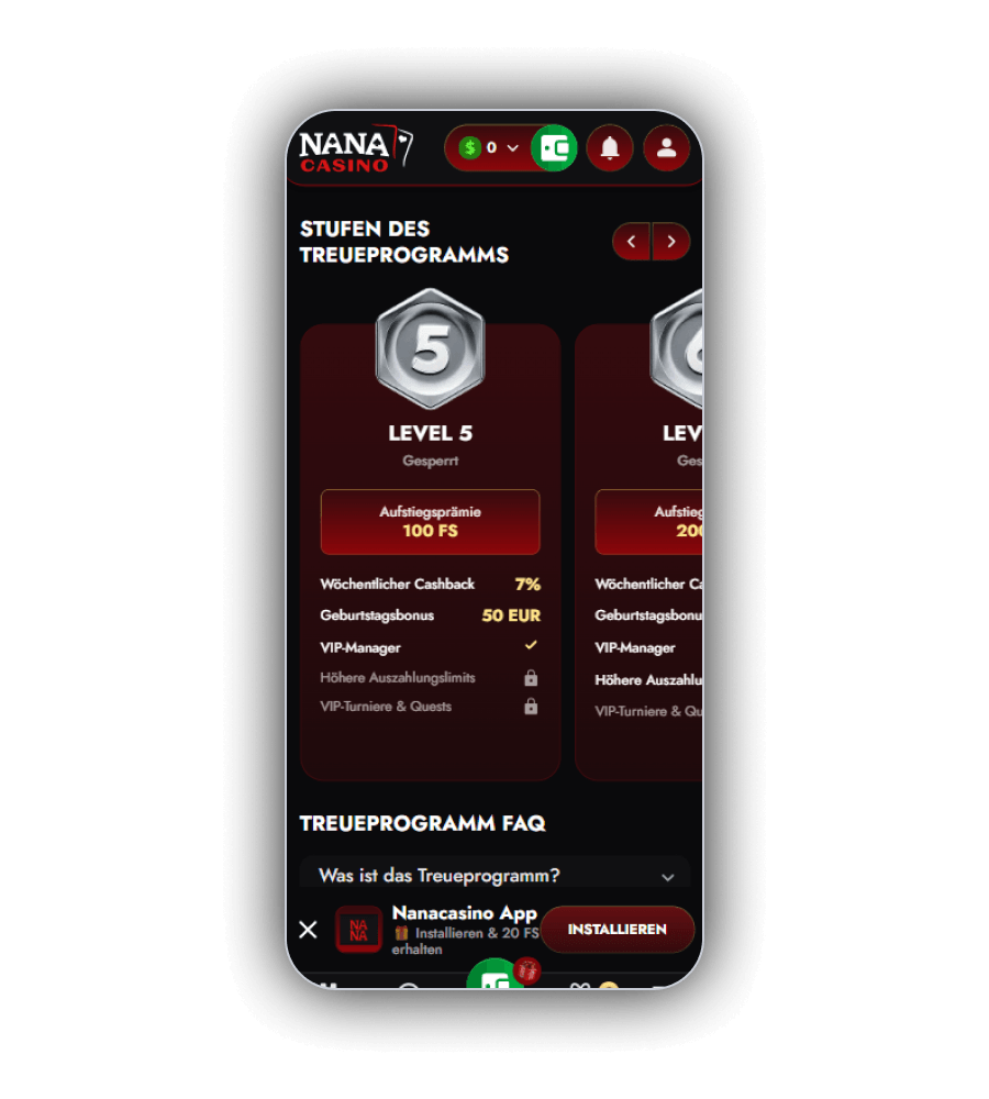 Nana Casino VIP-Club DE